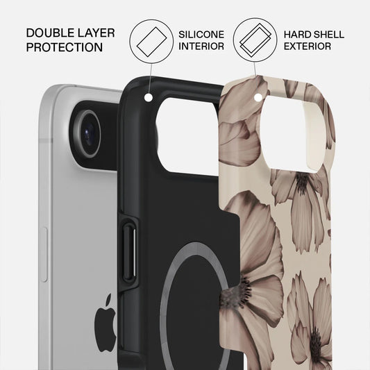 Kryt pro iPhone Air Burga Barely Yours Tough MagSafe Case - květinový - bonami.click