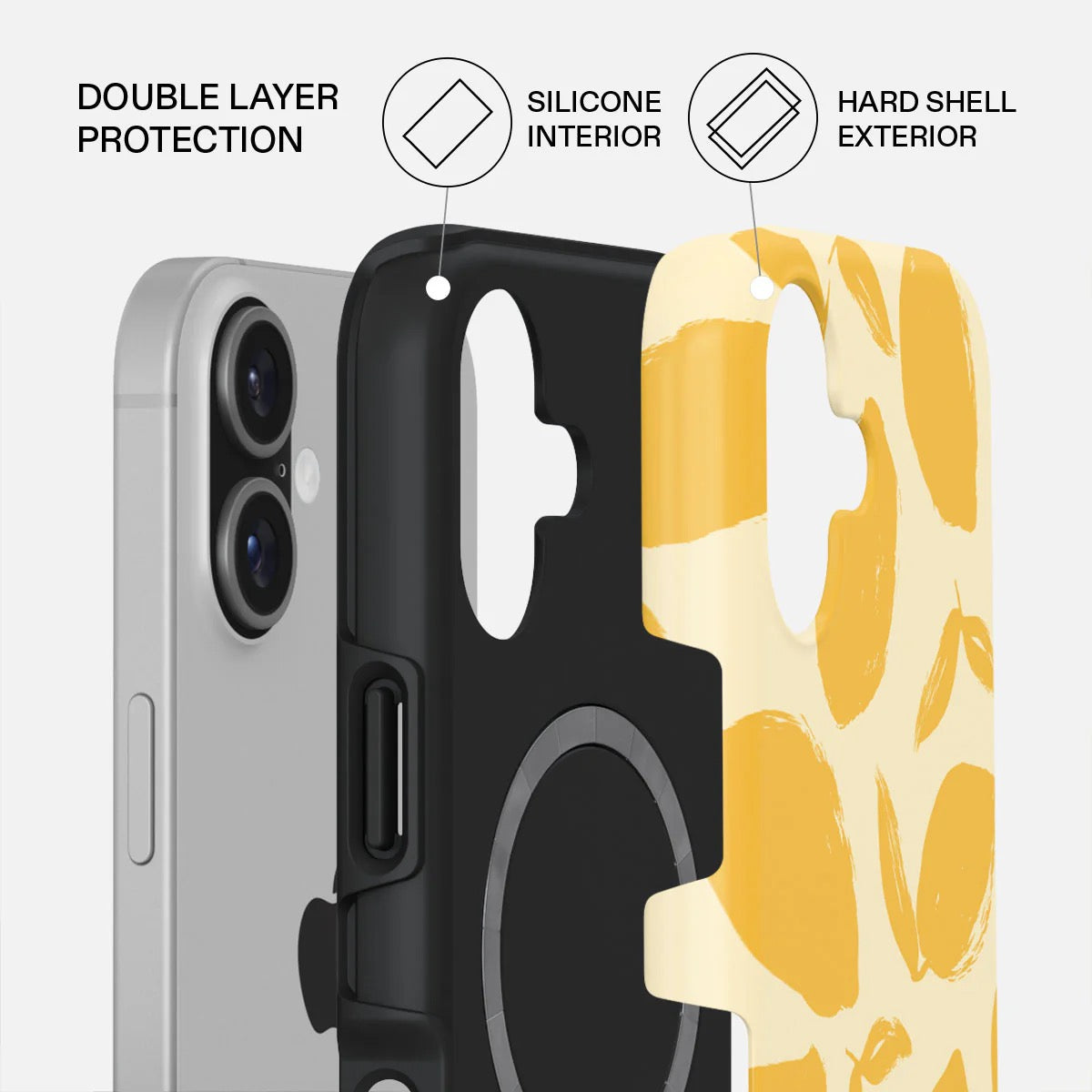 Kryt pro iPhone 17 Burga Lemon Tart Tough MagSafe Case - citrón - bonami.click