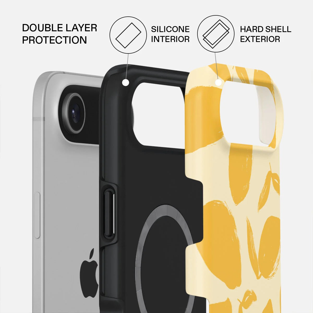 Kryt pro iPhone Air Burga Lemon Tart Tough MagSafe Case - citrón - bonami.click
