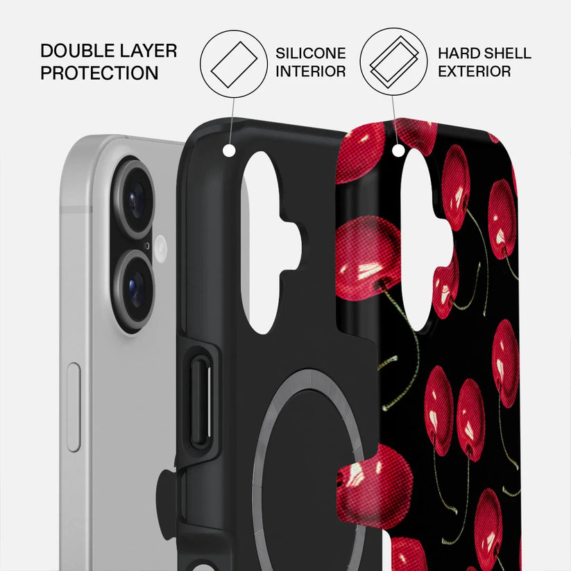 Kryt pro iPhone 17 Burga Cherrybomb Tough MagSafe Case - třešeň - bonami.click