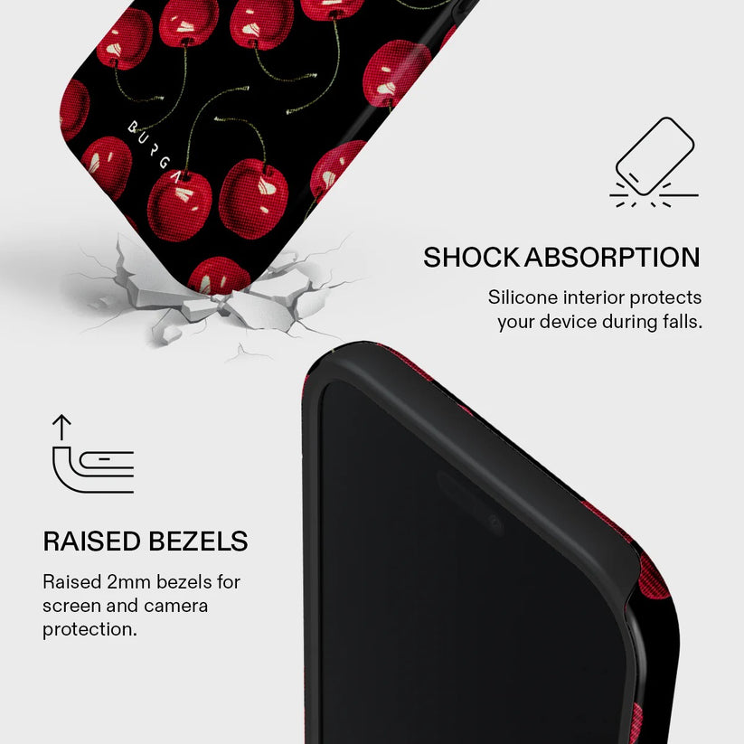 Kryt pro iPhone Air Burga Cherrybomb Tough MagSafe Case - třešeň - bonami.click