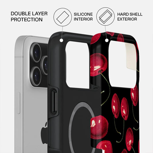 Kryt pro iPhone 17 Pro Max Burga Cherrybomb Tough MagSafe Case - třešeň - bonami.click
