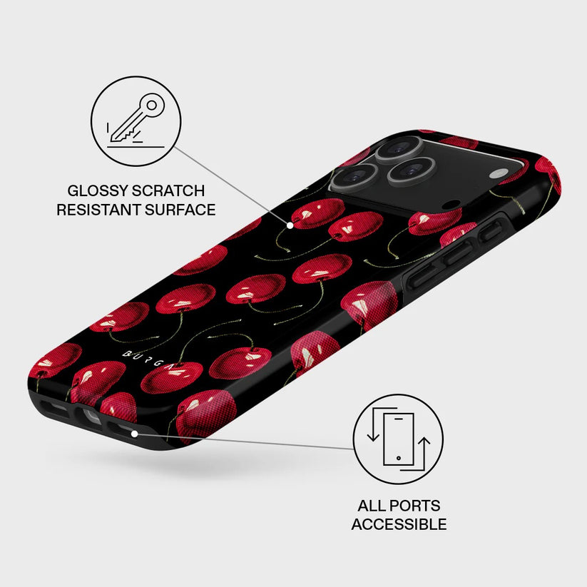 Kryt pro iPhone 17 Pro Max Burga Cherrybomb Tough MagSafe Case - třešeň - bonami.click