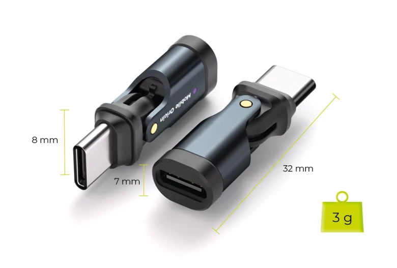 240W USB-C otočný adaptér Mobile Origin CB5