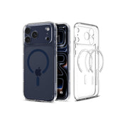 MagSafe kryt pro iPhone 17 Pro Max Spigen Ultra Hybrid - průhledný/modrý - bonami.click