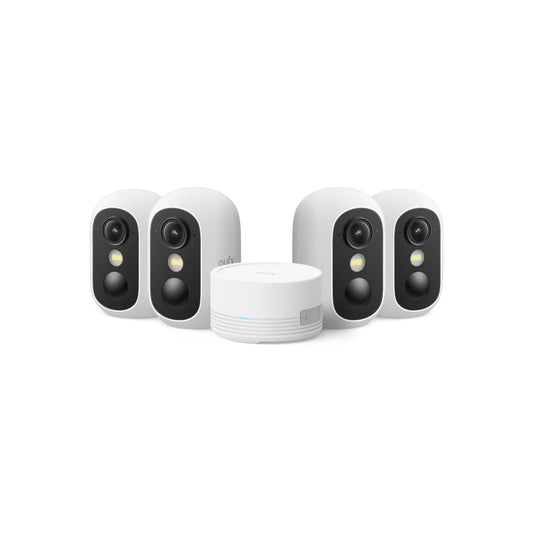 Venkovní kamera Anker eufy C35 (sada 4 ks + jednotka HomeBase Mini) - bílá