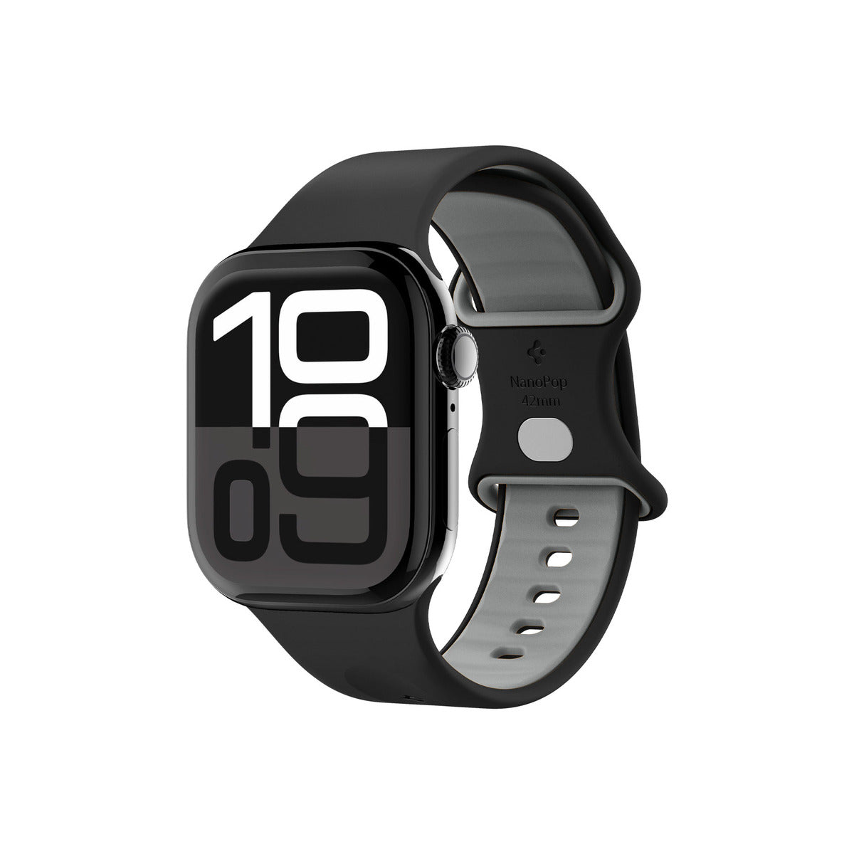 Řemínek pro Apple Watch Apple Watch 42mm/41mm/40mm Spigen Nano Pop Band - černý - bonami.click