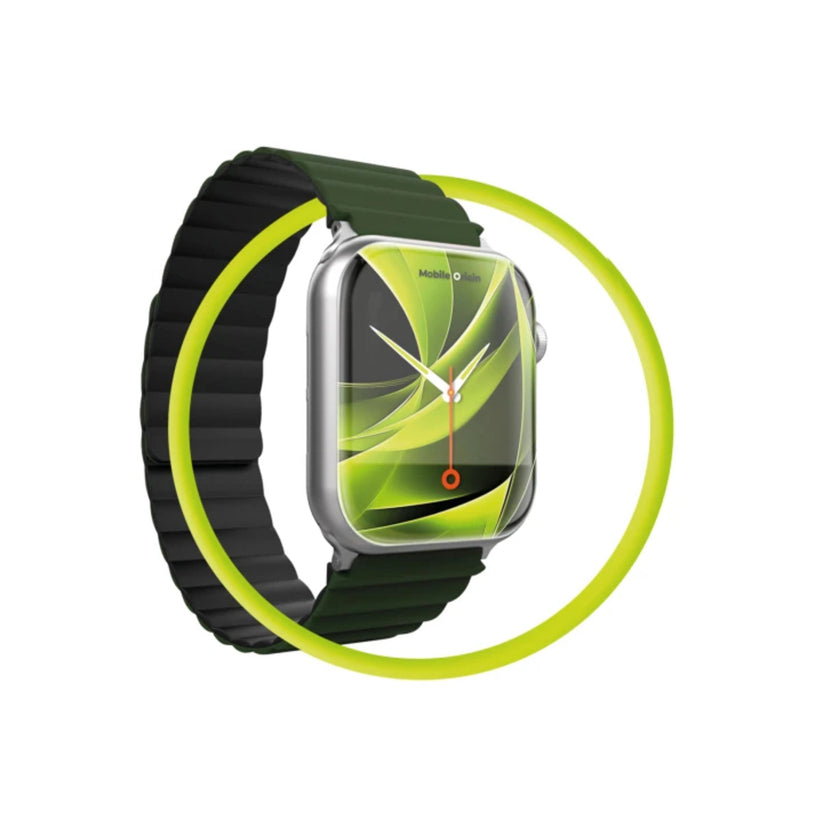 Řemínek pro Apple Watch 42/44/45/49 mm Mobile Magnetic Strap II - zelený/černý - bonami.click