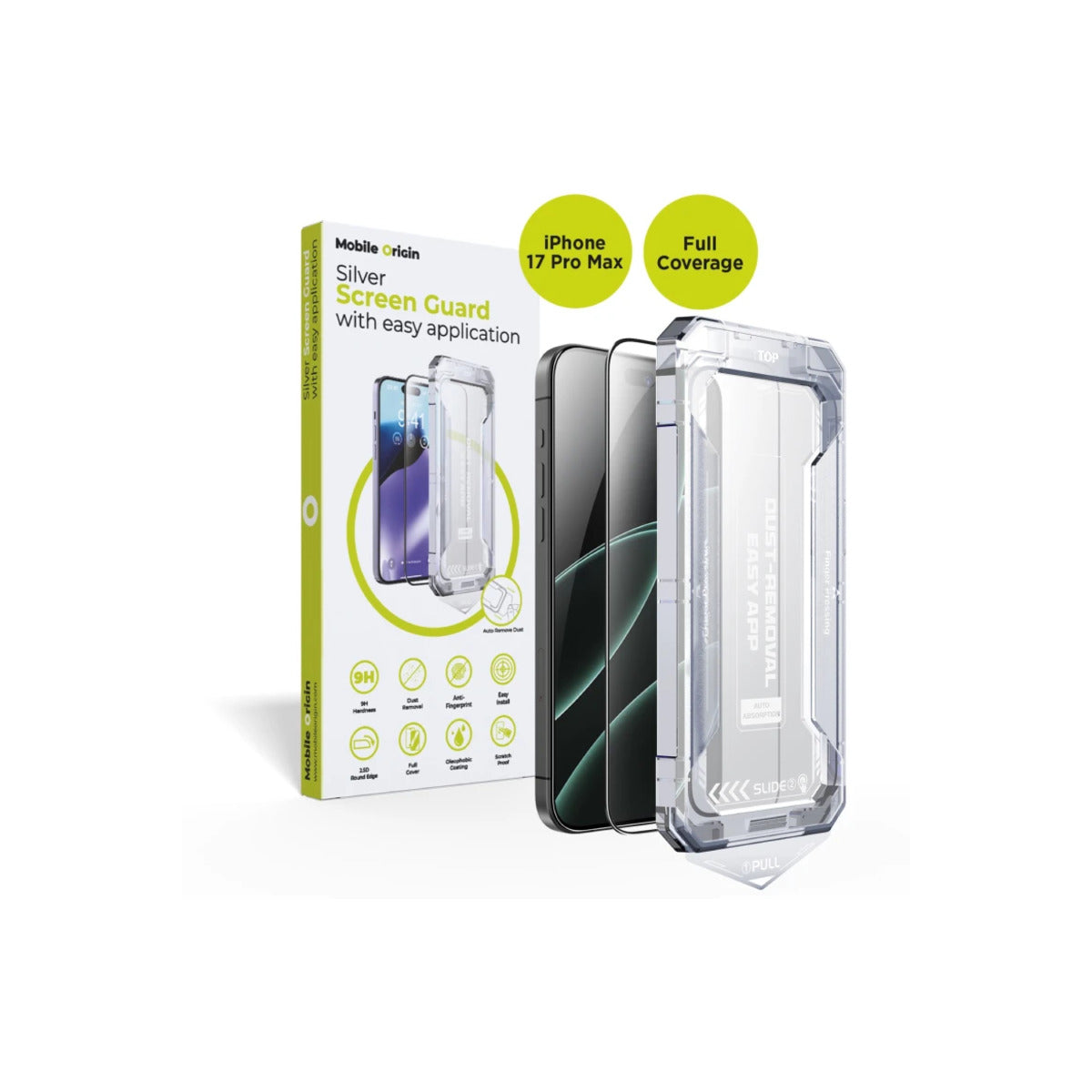 Ochranné sklo pro iPhone 17 Pro Max Mobile Origin Screen Guard s aplikátorem - bonami.click
