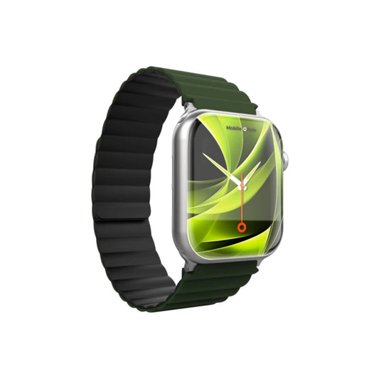 Řemínek pro Apple Watch 42/44/45/49 mm Mobile Magnetic Strap II - zelený/černý - bonami.click