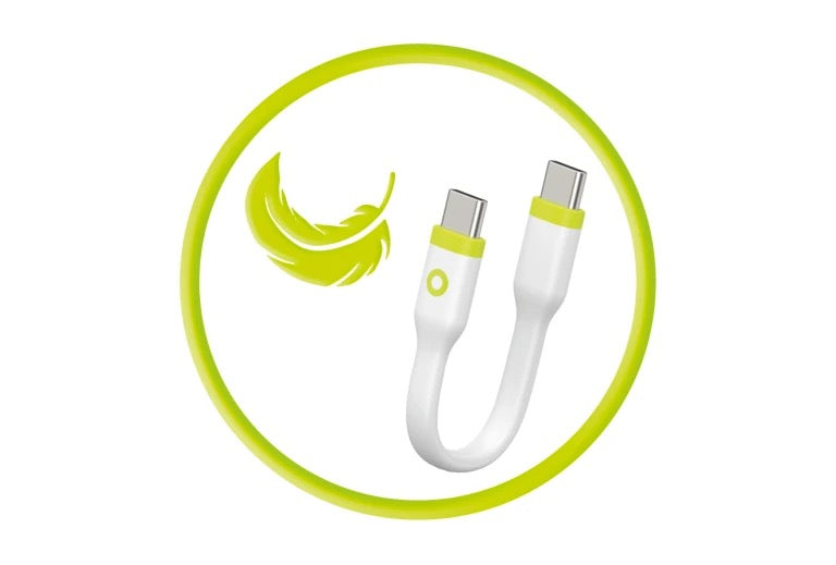Kabel 60W Mobile Origin Compact USB-C / USB-C 10cm - bílý - bonami.click