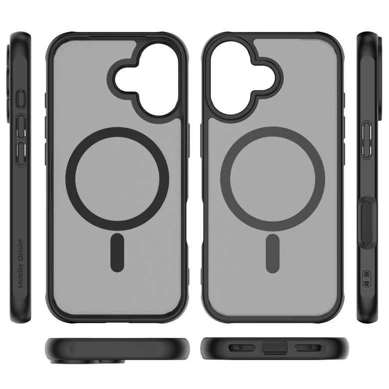 MagSafe hybridní pouzdro pro iPhone 16e / 17e Mobile Origin - matně černé