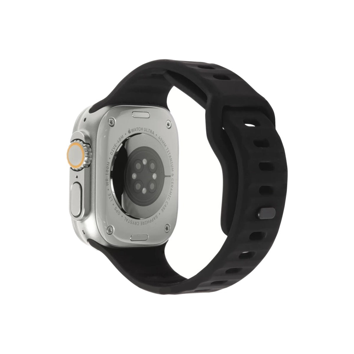 Řemínek pro Apple Watch 42/44/45/49 mm Mobile Origin Strap - černý - bonami.click