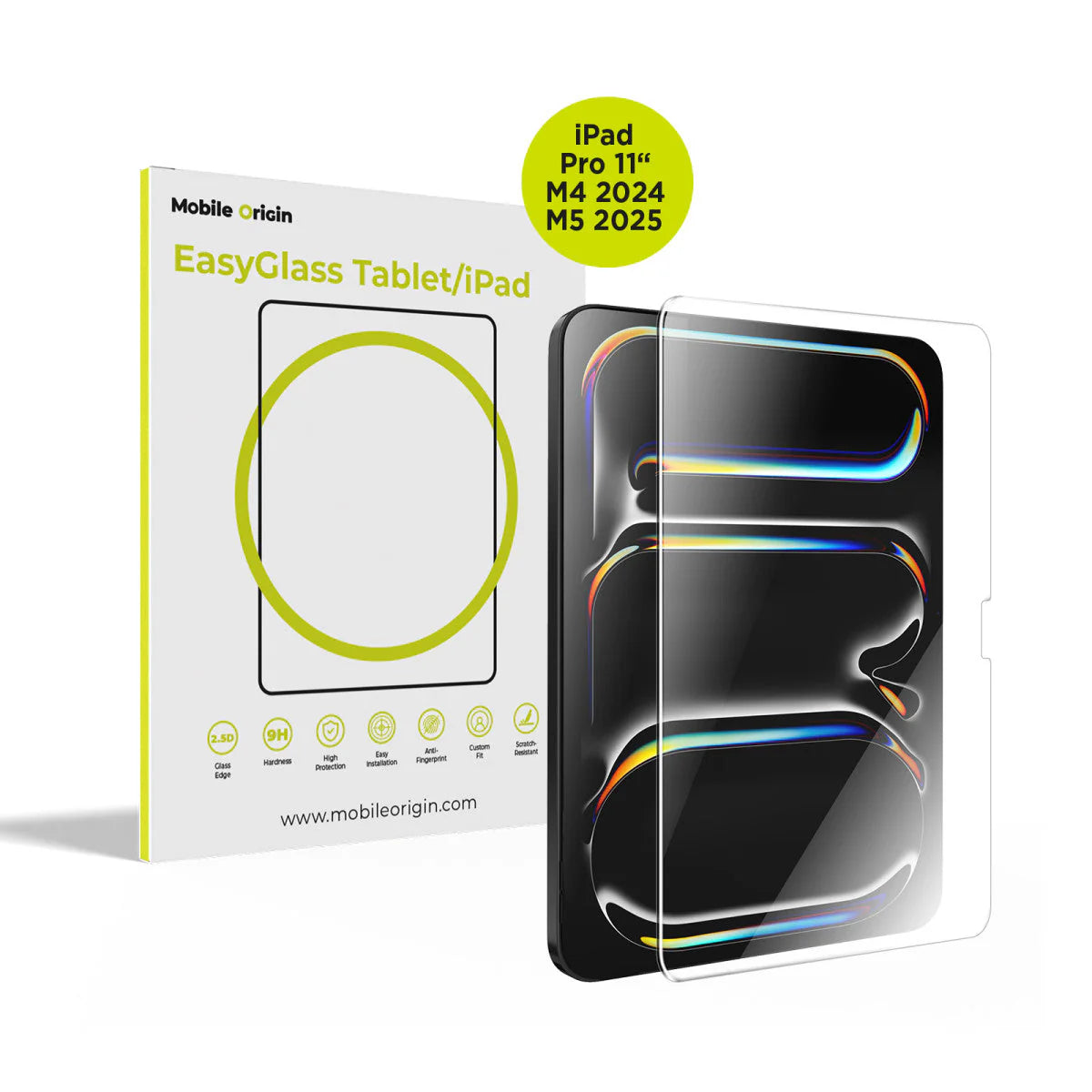 Tvrzené sklo pro iPad Pro 11” (M5 / M4) Mobile Origin EasyGlass