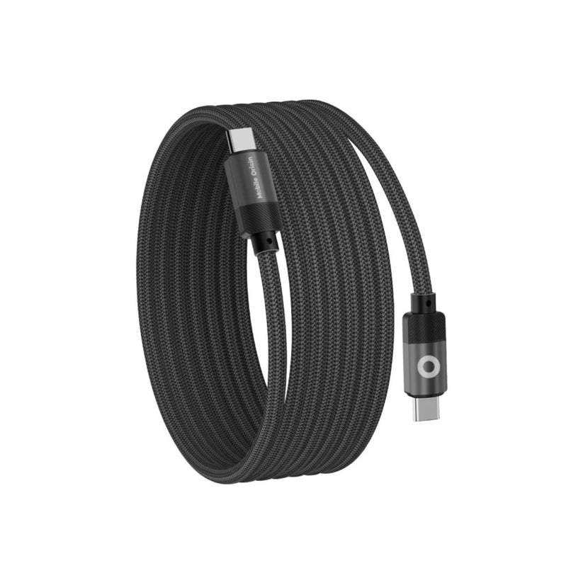 Magnetický 27W nabíjecí kabel Mobile Origin Original Cable USB-C / USB-C 1m - černý - bonami.click