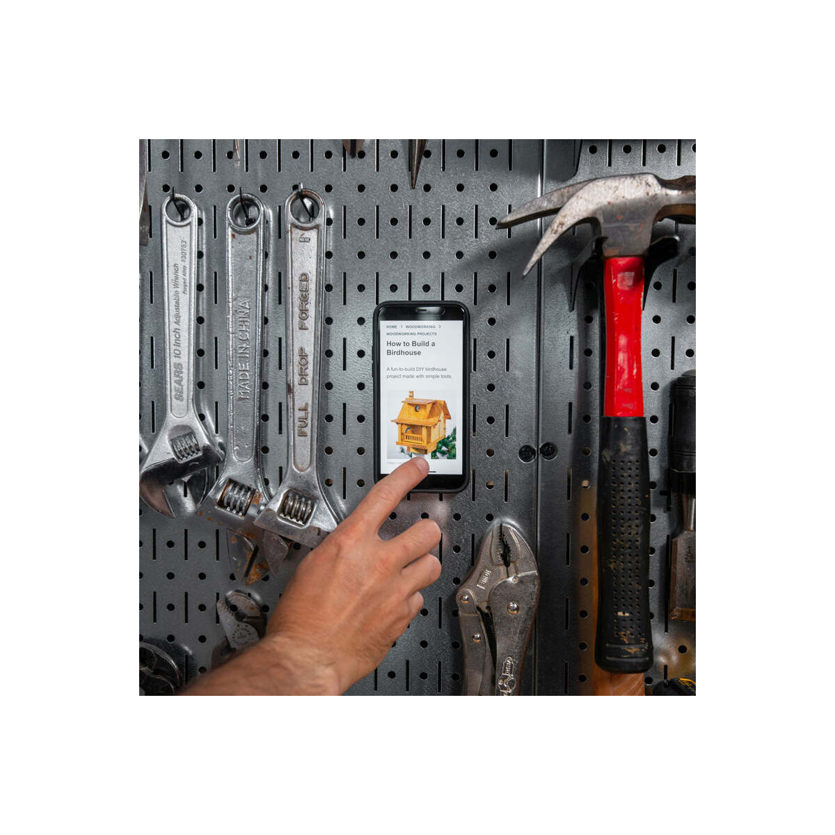 Magnetický držák telefonu Peak Design Wall Mount - šedý - bonami.click