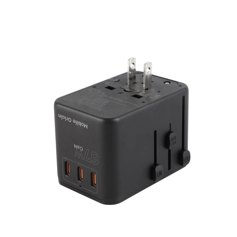 67W cestovní adaptér Mobile Origin GaN Travel Adapter