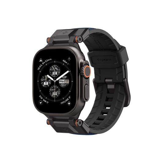Řemínek pro Apple Watch 49mm/46mm/45mm/44mm Spigen DuraPro Armor - modrý - bonami.click