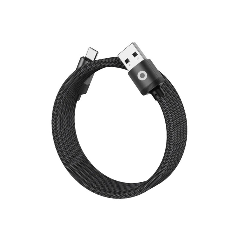 Magnetický 27W nabíjecí kabel Mobile Origin Original Cable USB-A / USB-C 1m - černý - bonami.click