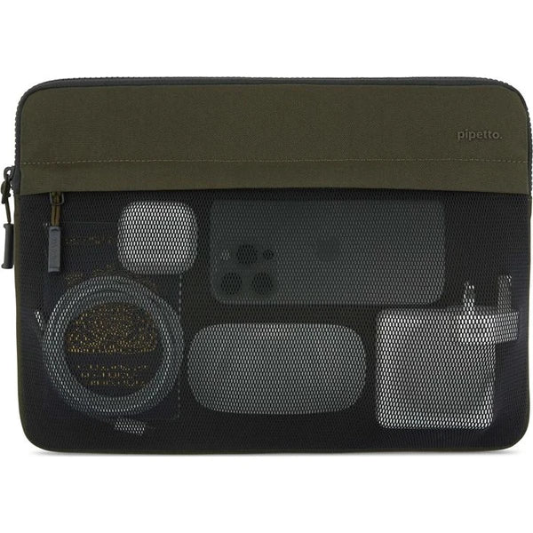 Pouzdro pro MacBook Pro 14" Pipetto Expand Sleeve - tmavě zelené