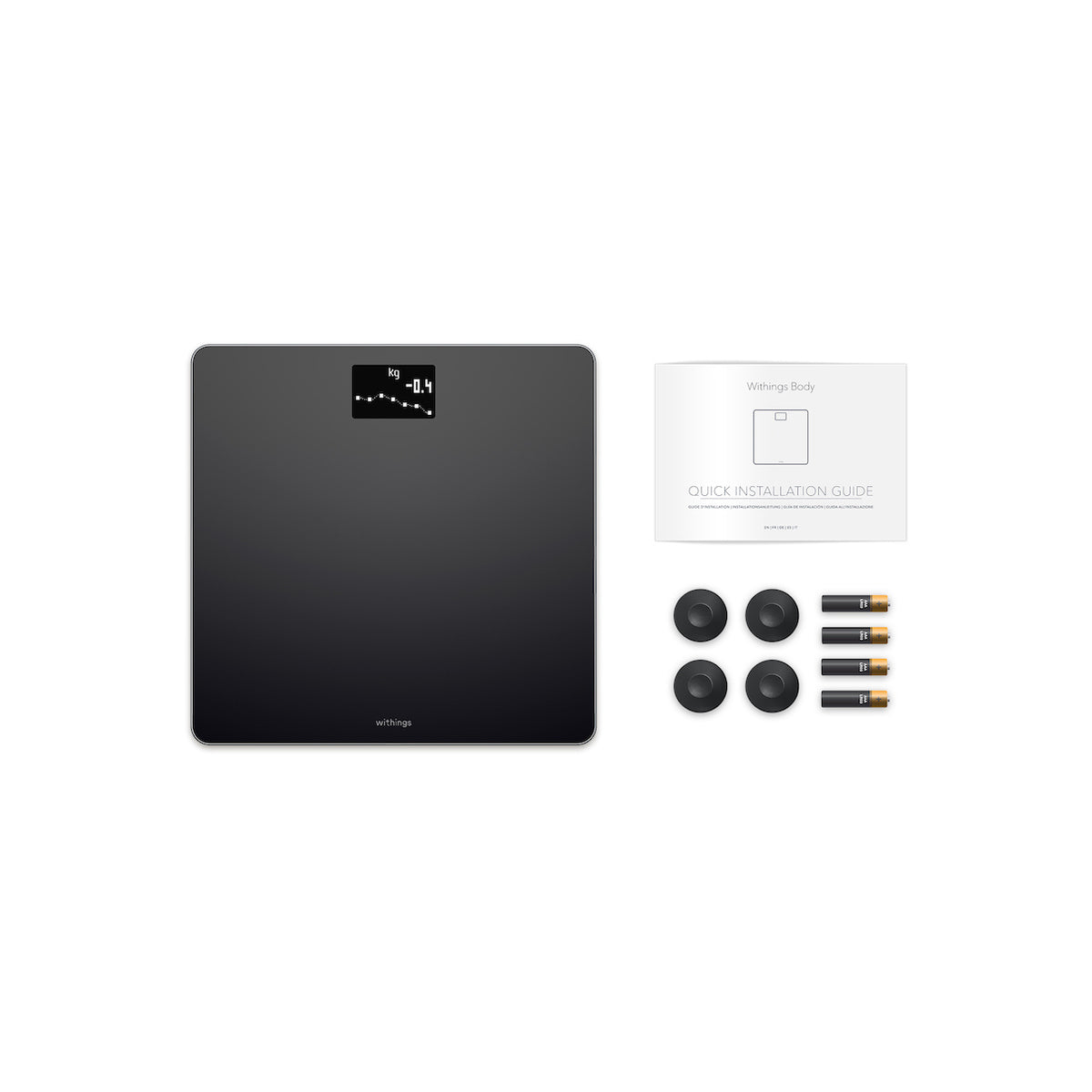 Osobní váha Withings Body - černá - bonami.click