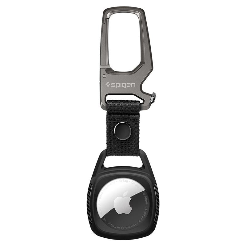 Pouzdro na AirTag Spigen Rugged Armor - černé - bonami.click