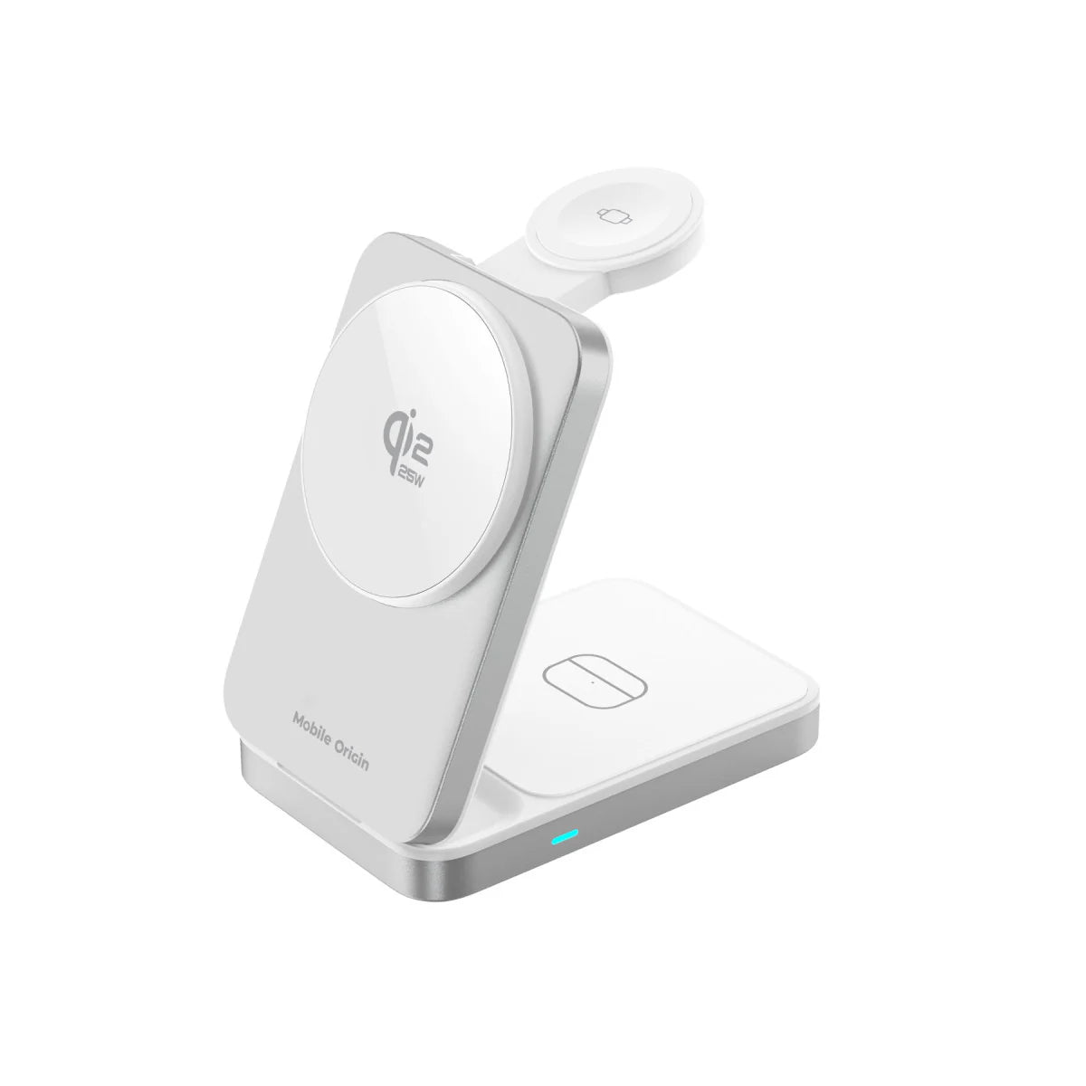 Skládací nabíjecí stojánek 3v1 Mobile Origin PW35 MagSafe Qi2 25W