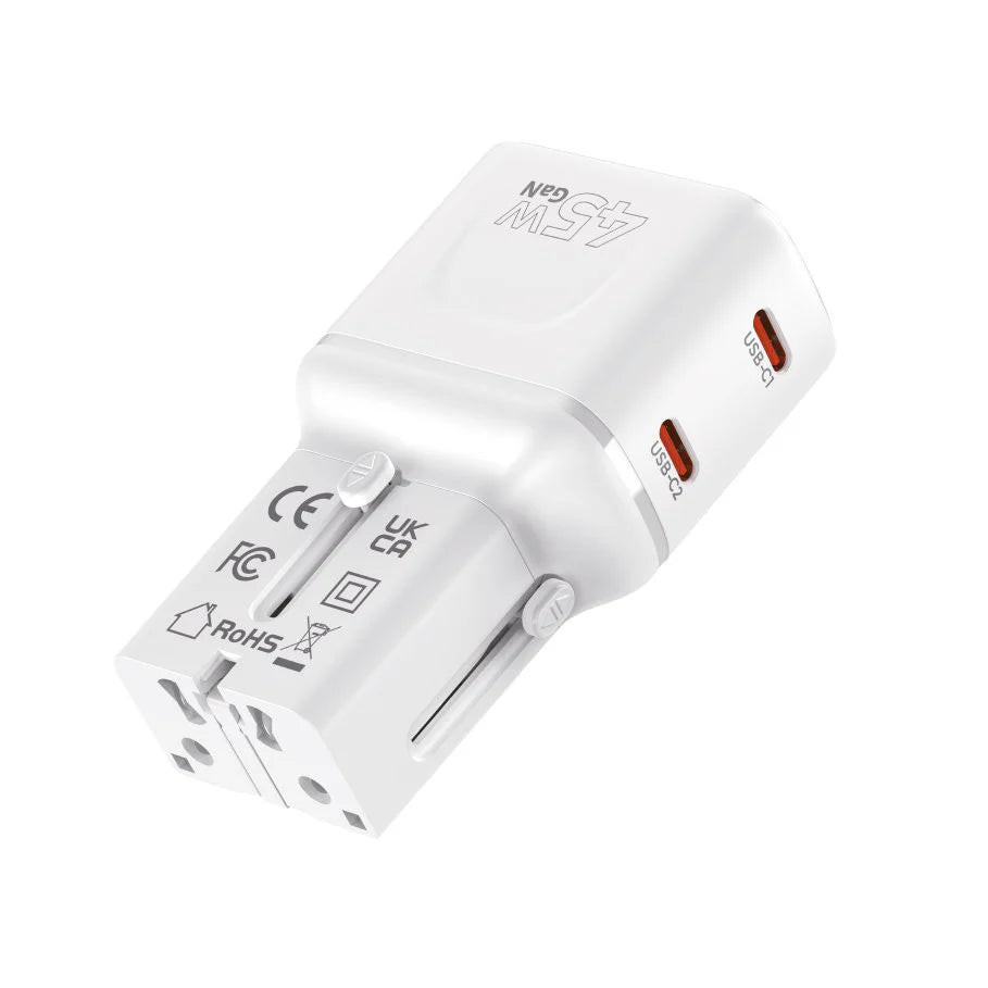 45W univerzální cestovní adaptér Mobile Origin Travel Adapter PW26