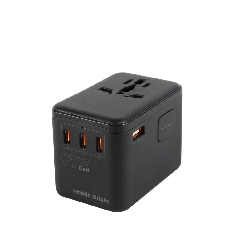 67W cestovní adaptér Mobile Origin GaN Travel Adapter