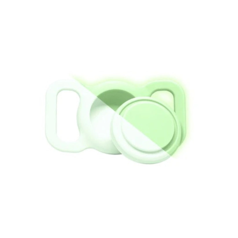 Obojek pro mazlíčky s držákem na AirTag Mobile Origin - svítící zelená - bonami.click