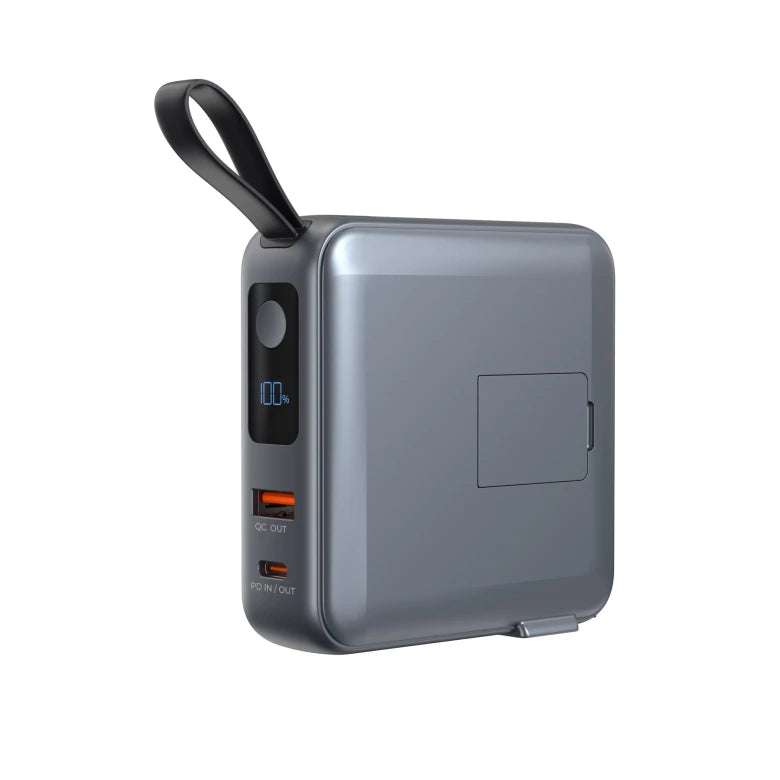 Powerbanka a cestovní nabíječka Mobile Origin PowerBank Travel Charger 10 000 mAh - šedá - bonami.click