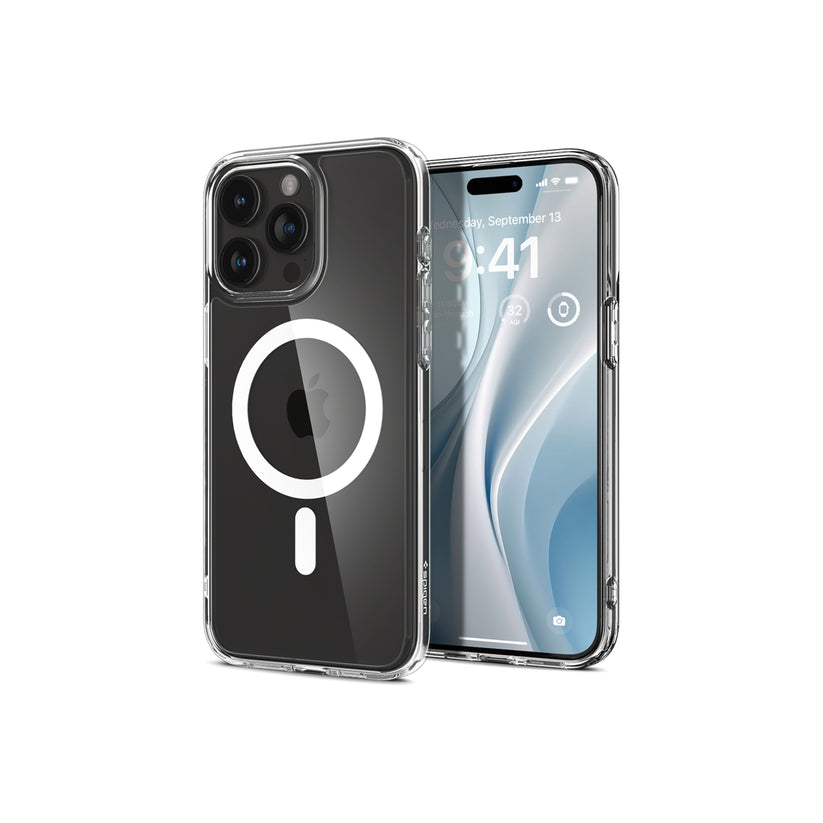 Kryt pro iPhone 15 Pro Spigen Crystal Hybrid MagSafe - bílý - bonami.click