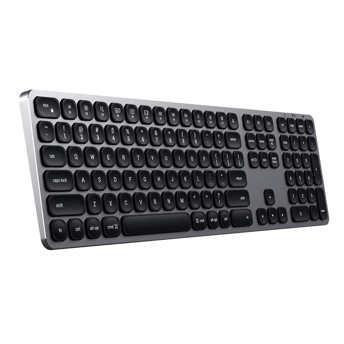 Hliníková bezdrátová Bluetooth klávesnice pro Mac Satechi (americká) - vesmírně šedá - bonami.click