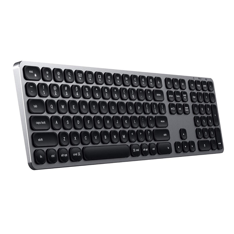 Hliníková bezdrátová Bluetooth klávesnice pro Mac Satechi (americká) - vesmírně šedá - bonami.click