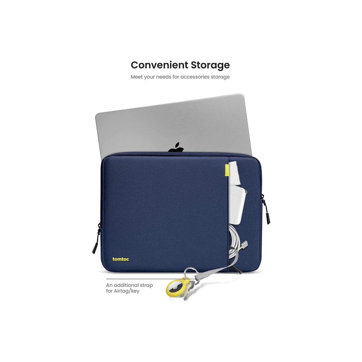 Pouzdro a brašna pro MacBook Pro 16" tomtoc Sleeve Kit - modré - bonami.click
