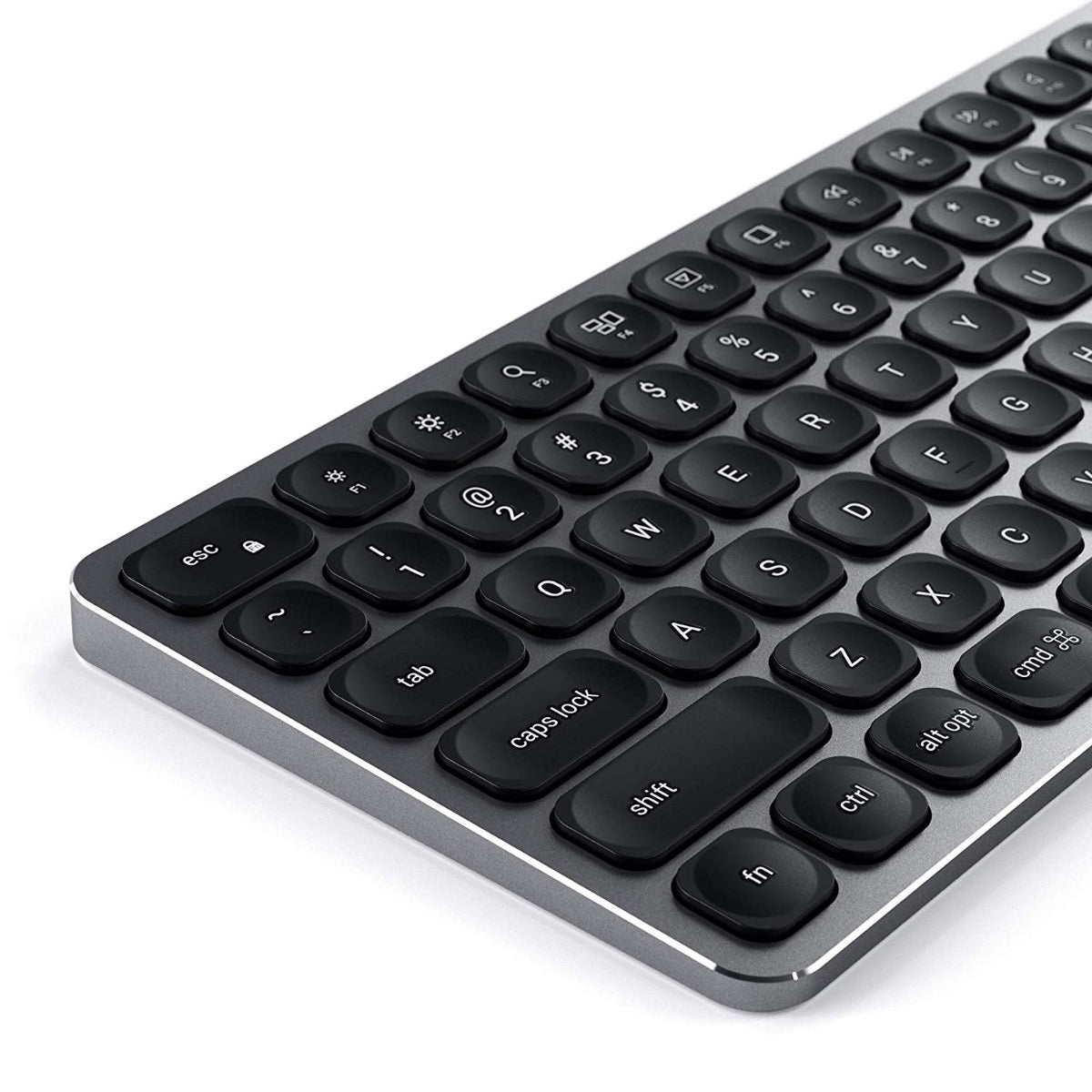 Hliníková bezdrátová Bluetooth klávesnice pro Mac Satechi (americká) - vesmírně šedá - bonami.click