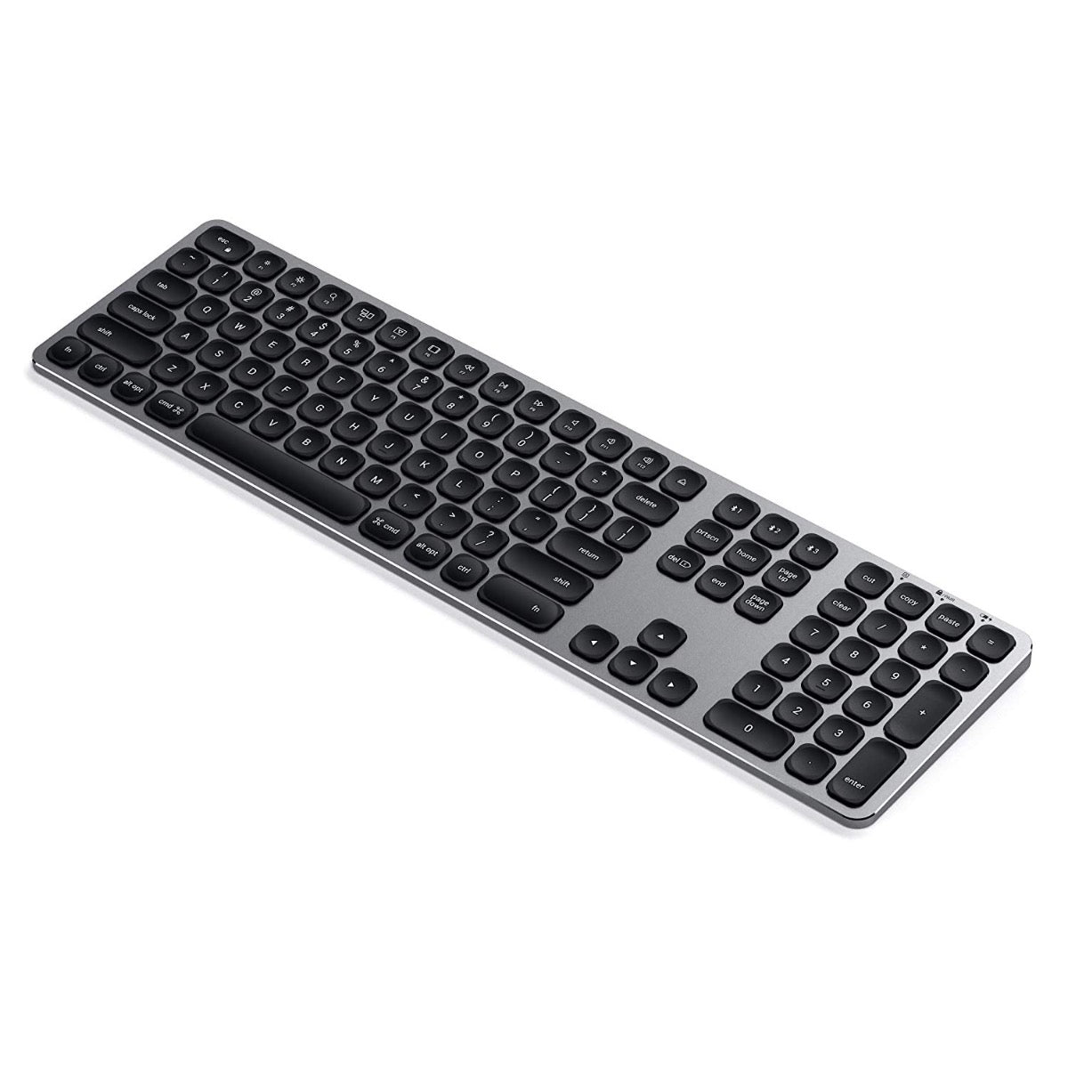 Hliníková bezdrátová Bluetooth klávesnice pro Mac Satechi (americká) - vesmírně šedá - bonami.click