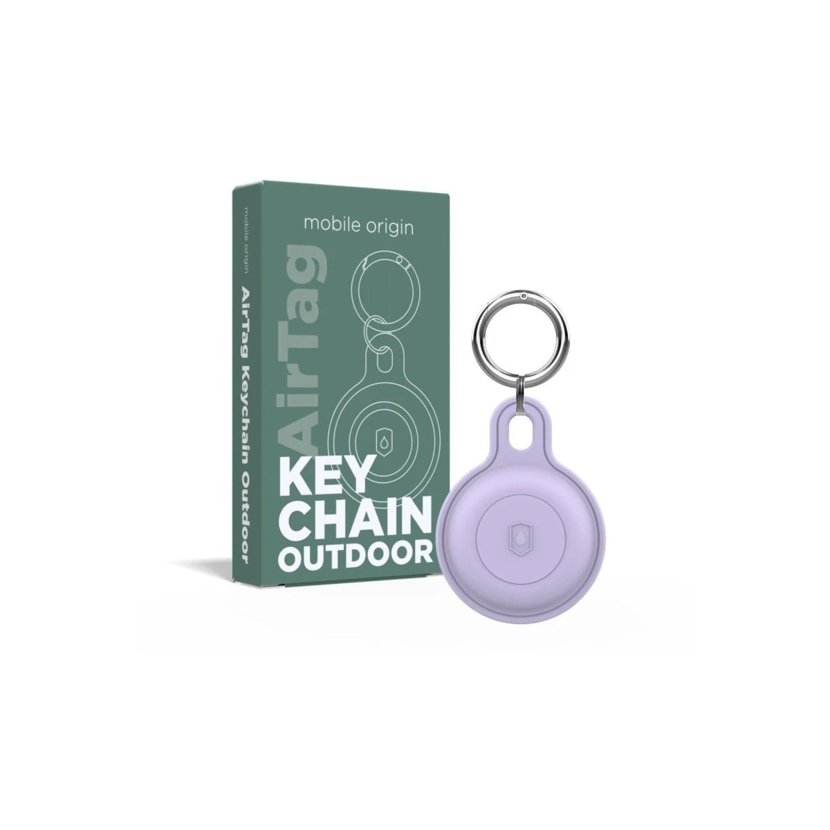 Přívěšek pro AirTag Mobile Origin Airtag Outdoor KeyChain - fialový - bonami.click