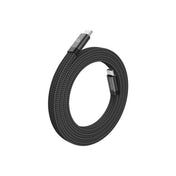 Magnetický 60W nabíjecí kabel Mobile Origin Original Flat Cable USB-C / USB-C 1m - černý - bonami.click