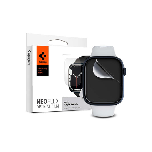 Sada ochranných fólií na Apple Watch 45 mm Spigen Film Neo Flex - bonami.click