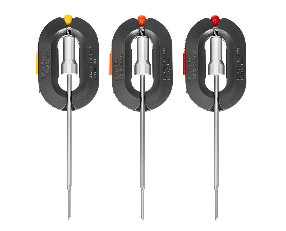 Chytrý Bluetooth teploměr na maso Levenhuk Wezzer Grill BT20 se 3 sondami