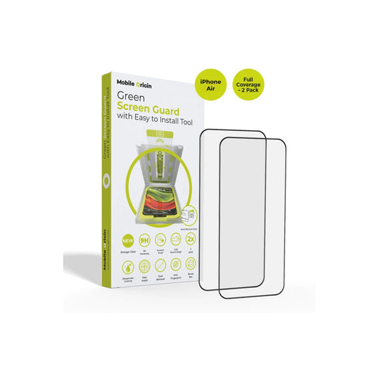 Ochranné sklo pro iPhone Air Mobile Origin Screen Guard s aplikátorem, úplným pokrytím, 2 ks - bonami.click