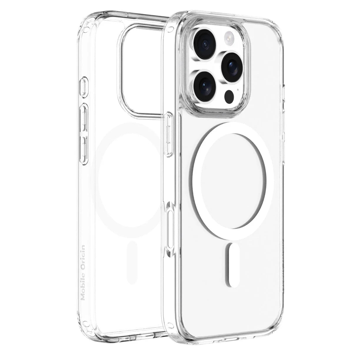 MagSafe kryt iPhone 16 Pro Mobile Origin Easy Hybrid - průhledný