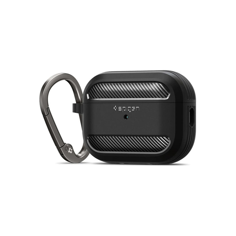 Obal pro AirPods Pro 2. gen Spigen Rugged Armor - černý - bonami.click