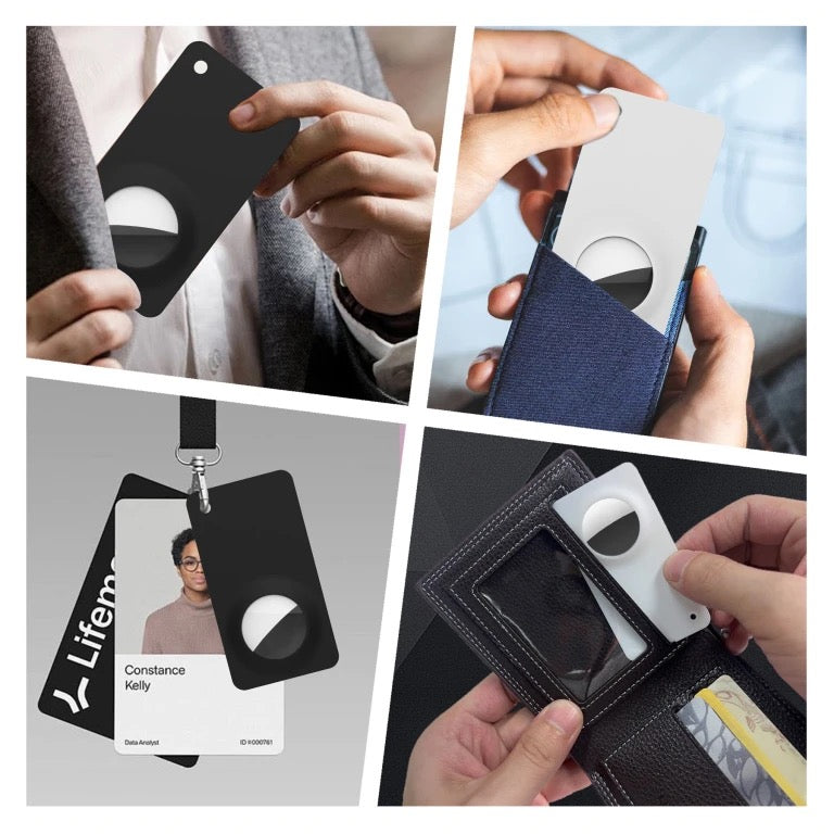 Ultra-tenká karta pro AirTag Mobile Origin Airtag Wallet Card - bílá - bonami.click