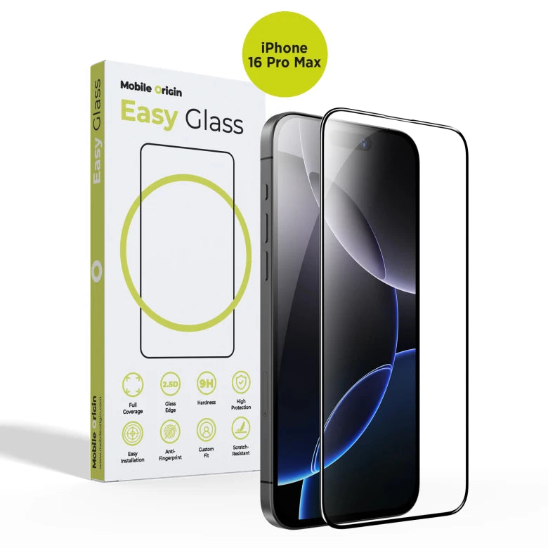 Ochranné sklo pro iPhone 16 Pro Max Mobile Origin EasyGlass