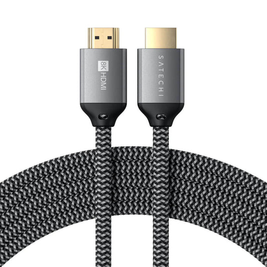 Opletený 2m kabel Satechi 8K Ultra HD High Speed HDMI - černý - bonami.click