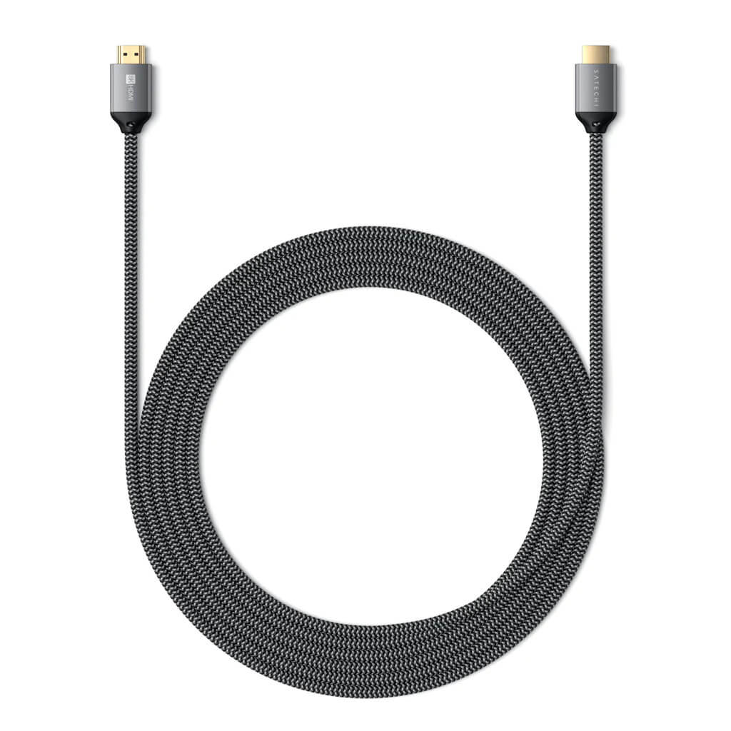 Opletený 2m kabel Satechi 8K Ultra HD High Speed HDMI - černý - bonami.click