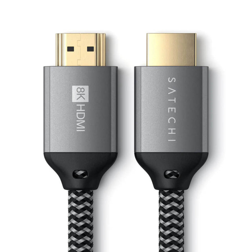 Opletený 2m kabel Satechi 8K Ultra HD High Speed HDMI - černý - bonami.click