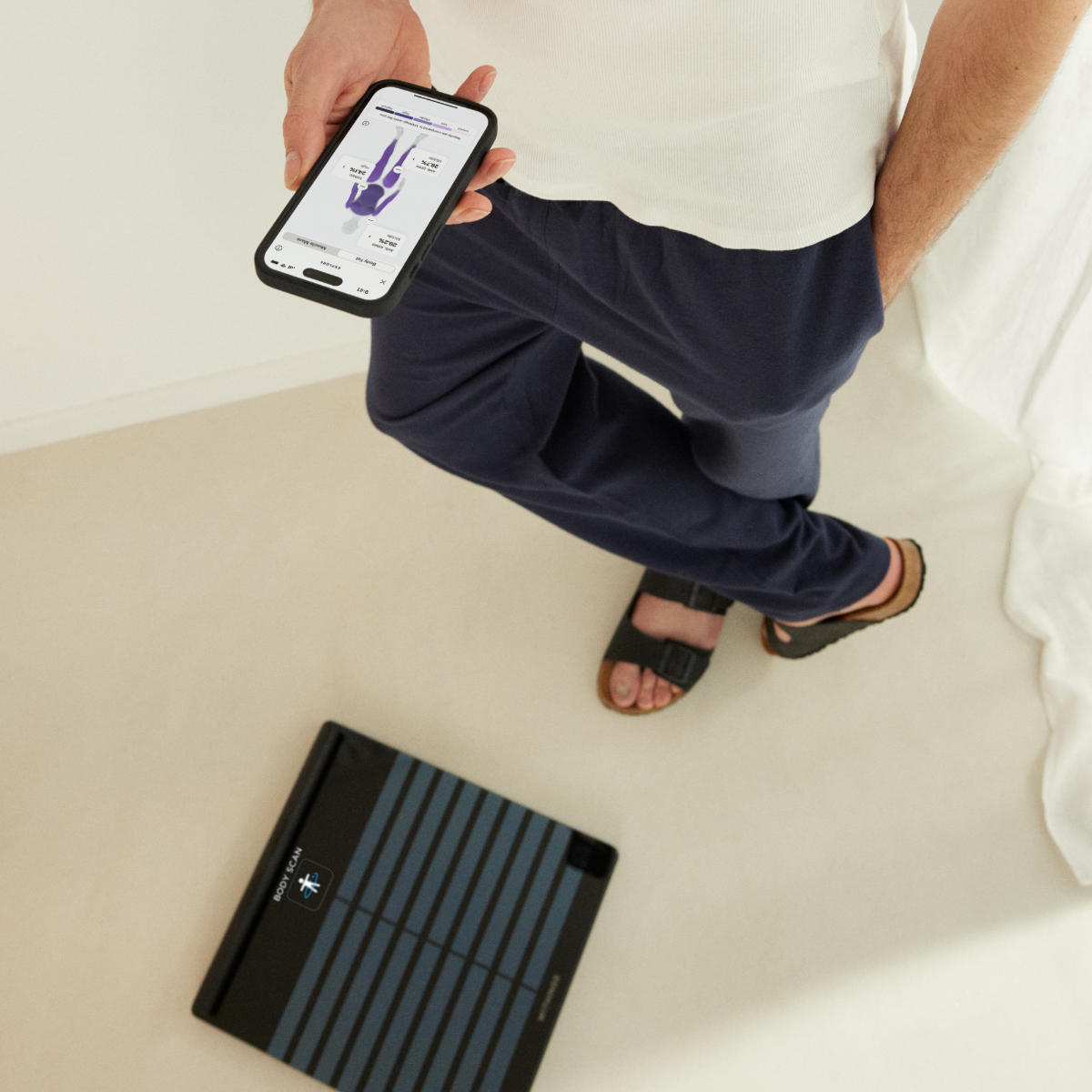 Chytrá zdravotní stanice Withings Body Scan - černá - bonami.click